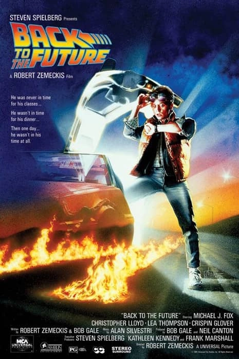 Back To The Future film poster