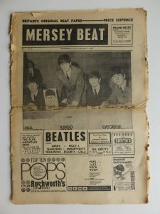 Mersey Beat newspaper cover with The Beatles, 19 December 1963