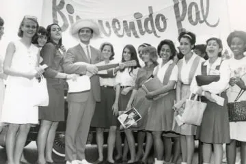 Pat Boone bienvenido in Mexico early 1960s, from Pat Boone's private collection and archive © to the owners