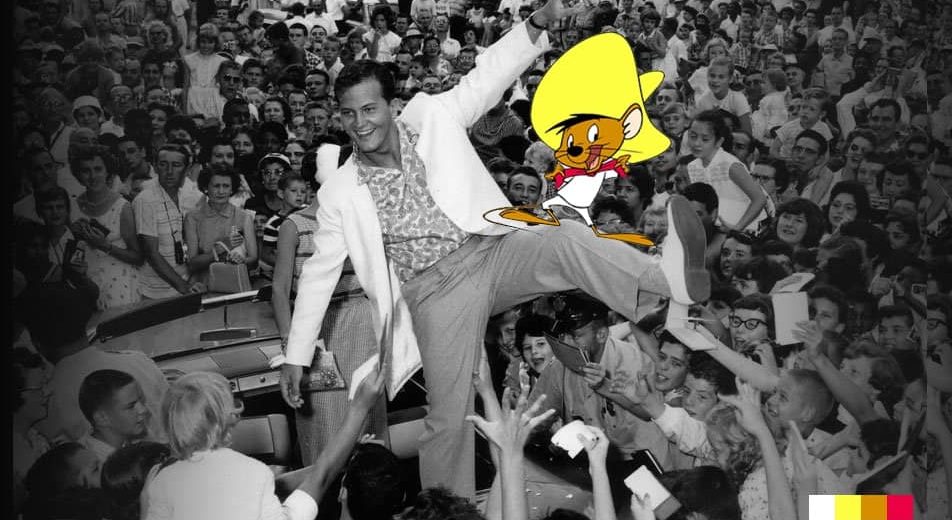 Pat Boone and Speedy Gonzales, original picture from Pat Boone's private collection and archive © to the owners